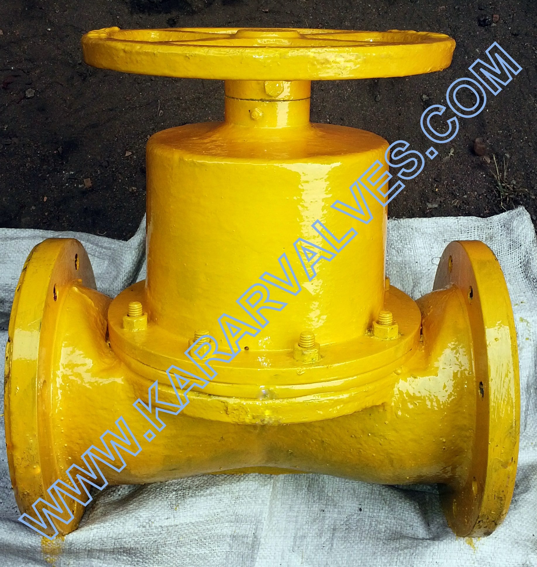Weir Type Diaphragm valve / Straight Through Diaphragm Valve